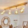 Musland Ceiling Light brown, chrome, 4-light sources
