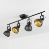 Osina Ceiling Light chrome, black, 4-light sources