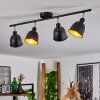 Pistrino Ceiling Light chrome, black, 4-light sources