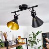 Upiano Ceiling Light chrome, black, 2-light sources