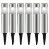 Eglo SHINE Set of 6 solar lights LED stainless steel, 6-light sources