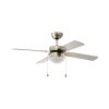 Eglo GELSINA ceiling fan matt nickel, 1-light source