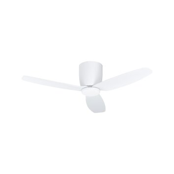 Eglo BAVARO ceiling fan LED white, 1-light source