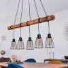Canedo Pendant Light brown, black, 5-light sources