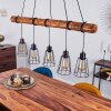 Canedo Pendant Light brown, black, 5-light sources