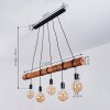 Canedo Pendant Light brown, black, 5-light sources