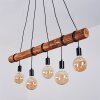 Canedo Pendant Light brown, black, 5-light sources