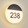 Eppeland house number light LED black, 1-light source