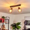 Orkanger Ceiling Light chrome, black, 2-light sources
