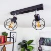 Orkanger Ceiling Light chrome, black, 2-light sources