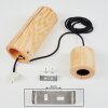 Canedo Wall Light brown, 1-light source