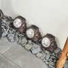 Sameo Set of 3 solar lights LED brown, 4-light sources