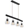 Globo MINA Pendant Light black, 4-light sources
