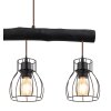 Globo MINA Pendant Light black, 4-light sources