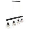 Globo MINA Pendant Light black, 4-light sources