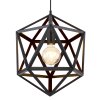 Globo LYDIA Pendant Light black, 1-light source