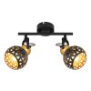 Globo SARRA Ceiling Light black, 2-light sources