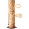 Brilliant Odun Table lamp Light wood, black, 2-light sources
