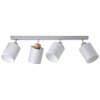Brilliant Vonnie Ceiling Light grey, Light wood, 4-light sources