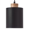 Brilliant Vonnie Pendant Light Light wood, black, 4-light sources
