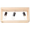 Brilliant Nerea Ceiling Light Light wood, black, 3-light sources