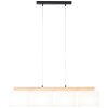 Brilliant Rayan Pendant Light Light wood, black, 4-light sources
