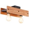 Brilliant Calandra Ceiling Light Light wood, black, 2-light sources
