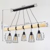 Canedo Pendant Light brown, 5-light sources