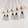 Canedo Pendant Light brown, 5-light sources