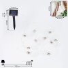 Markhus solar light string LED transparent, clear, 10-light sources