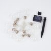 Markhus solar light string LED transparent, clear, 10-light sources