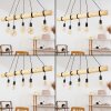 Canedo Pendant Light brown, 5-light sources