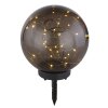 Globo  solar light LED black, 30-light sources
