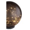 Globo  solar light LED black, 40-light sources