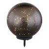 Globo  solar light LED black, 50-light sources