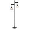 Globo MINA Floor Lamp black, 2-light sources
