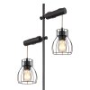 Globo MINA Floor Lamp black, 2-light sources