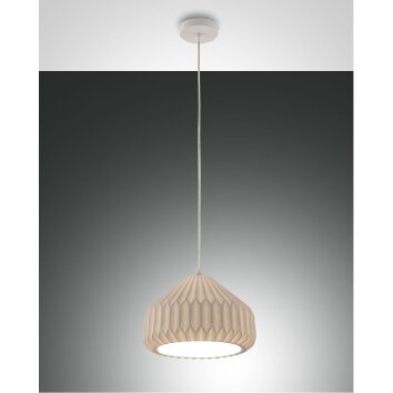 Fabas Luce Vigor Pendant Light white, 1-light source