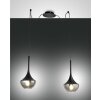 Fabas Luce Apollo Pendant Light black, 2-light sources