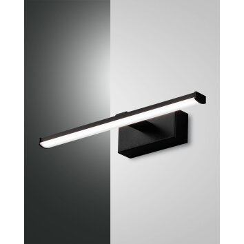 Fabas Luce Nala Wall Light LED black, 1-light source