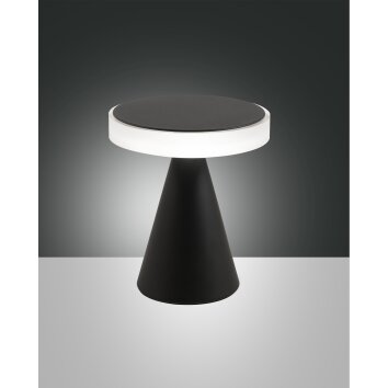 Fabas Luce Neutra Table lamp LED black, 1-light source