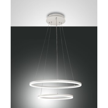 Fabas Luce Giotto Pendant Light LED white, 1-light source