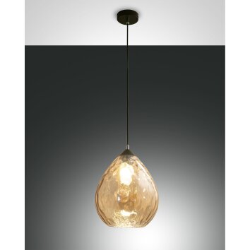 Fabas Luce Gisella Pendant Light black, 1-light source