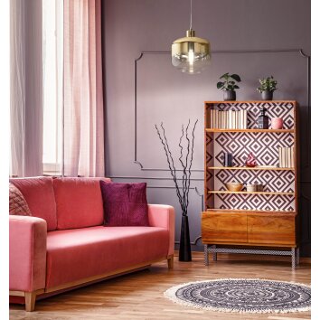 Fabas Luce Cathy Pendant Light gold, 1-light source