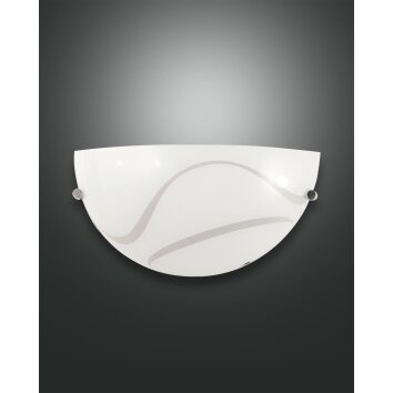 Fabas Luce Magma Wall Light white, 1-light source