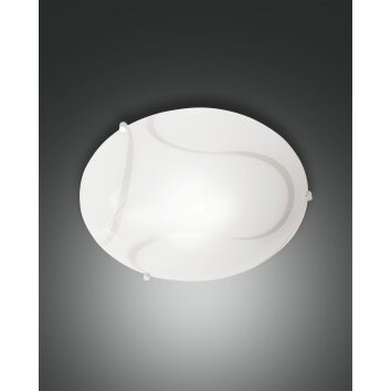 Fabas Luce Magma Ceiling Light white, 1-light source