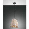 Fabas Luce Rock Pendant Light black, 1-light source