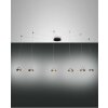 Fabas Luce Arabella Pendant Light LED black, 6-light sources