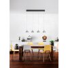 Fabas Luce Arabella Pendant Light LED black, 4-light sources