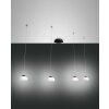 Fabas Luce Arabella Pendant Light LED black, 4-light sources